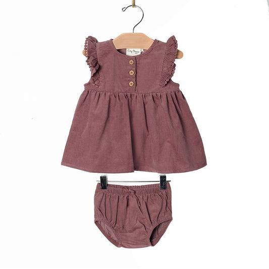 Pinefore Set- Baby Corduroy