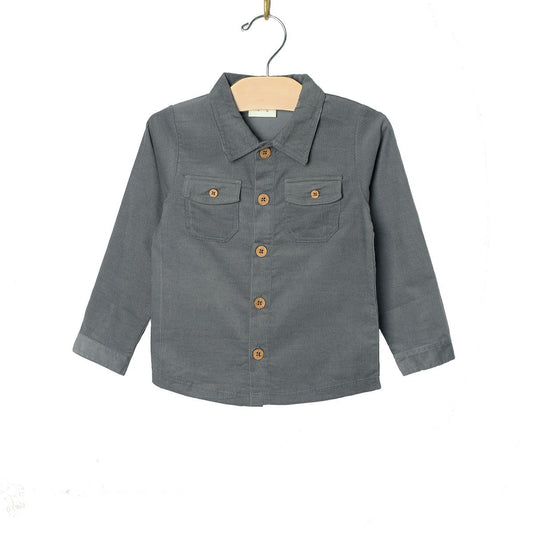 Button Up Shirt- Granite Cord