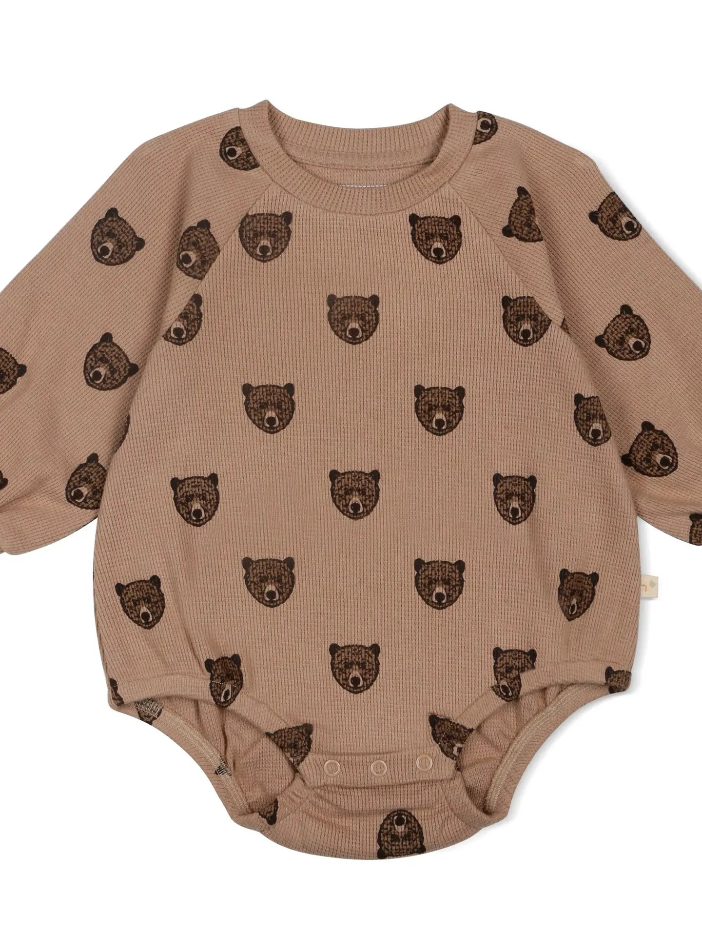 Organic Bubble Romper - Wild Bear