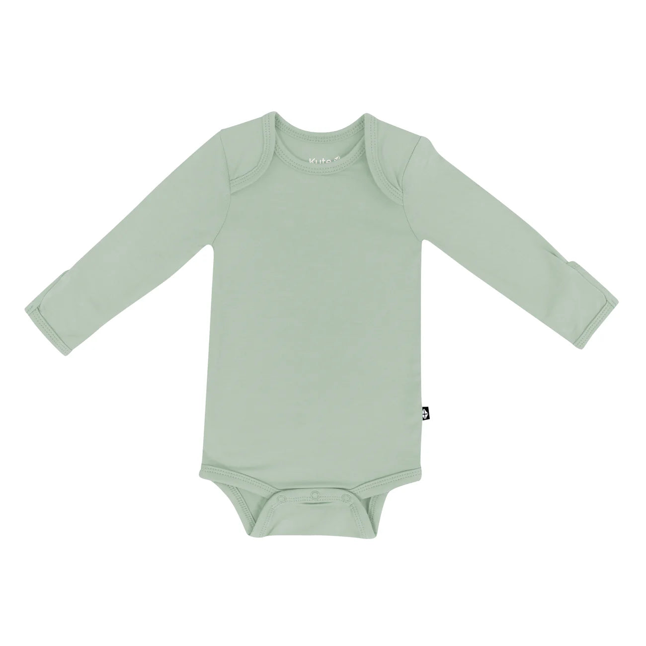 Long Sleeve Bamboo Bodysuit- Thyme