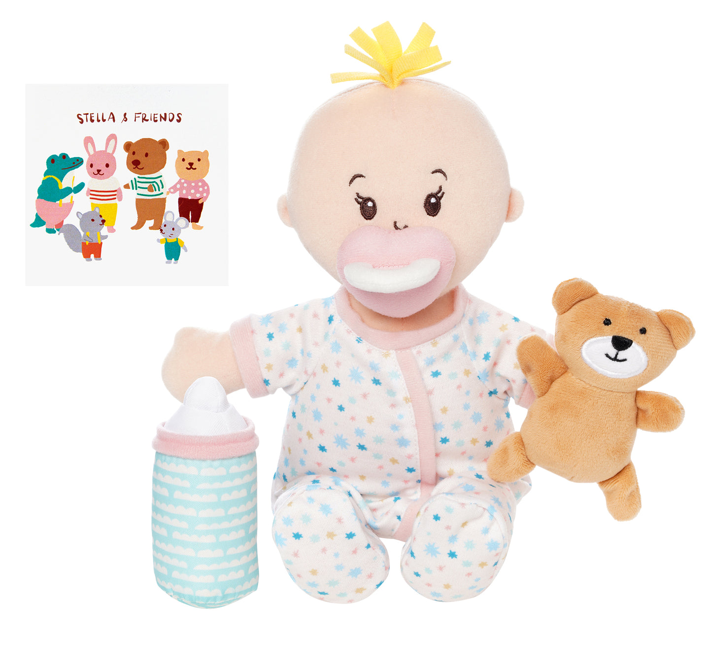 Love, Stella Sleepy Time Set Peach Doll with Blonde Tuft