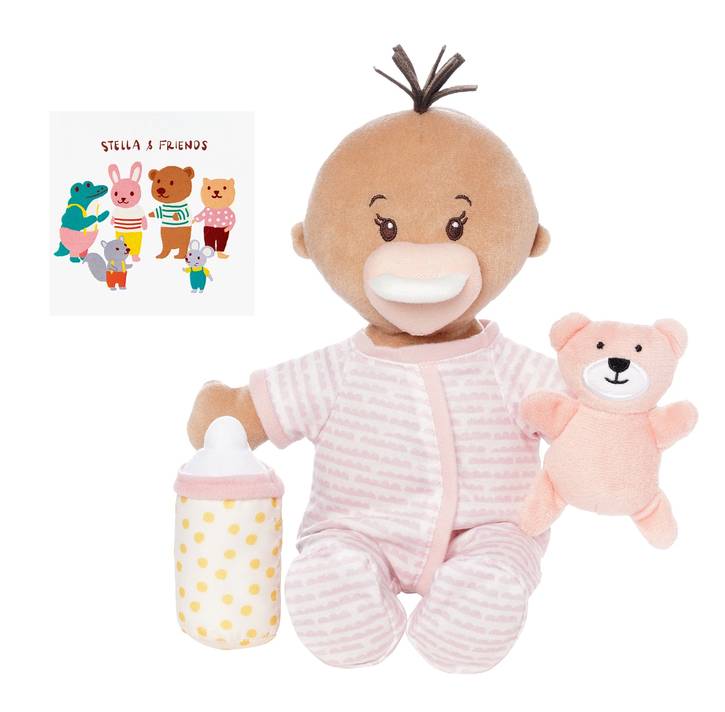 Love, Stella Sleepy Time Set Beige Doll with Brown