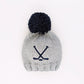 Hockey Beanie Hat Ice Grey