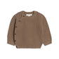 Frankie Seed Stitch Sweater Knit Kimono - Taupe