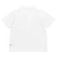 Boys White Pique Short Sleeve Polo Shirt