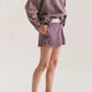 Cloud Shorts in Plum