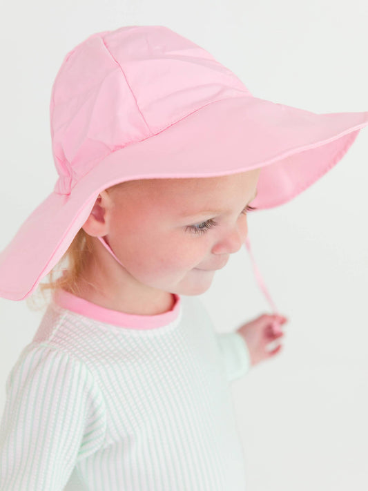 Kids Pink Sun Protective Hat