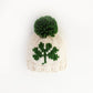 Shamrock St. Patrick's Day Hand Knit Beanie Hat Baby & Kids