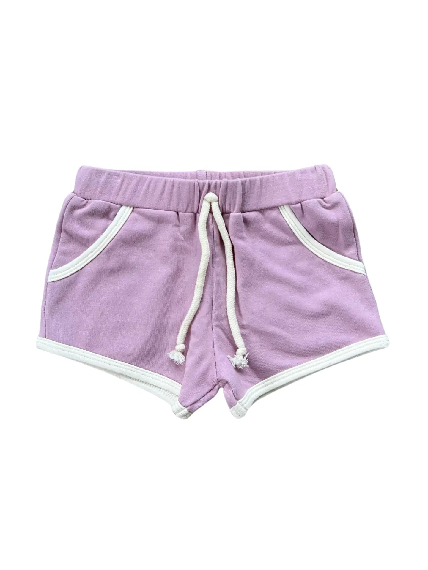 Kid's Retro Shorts- Thistle