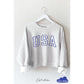 USA Puff Mid Graphic Sweatshirt