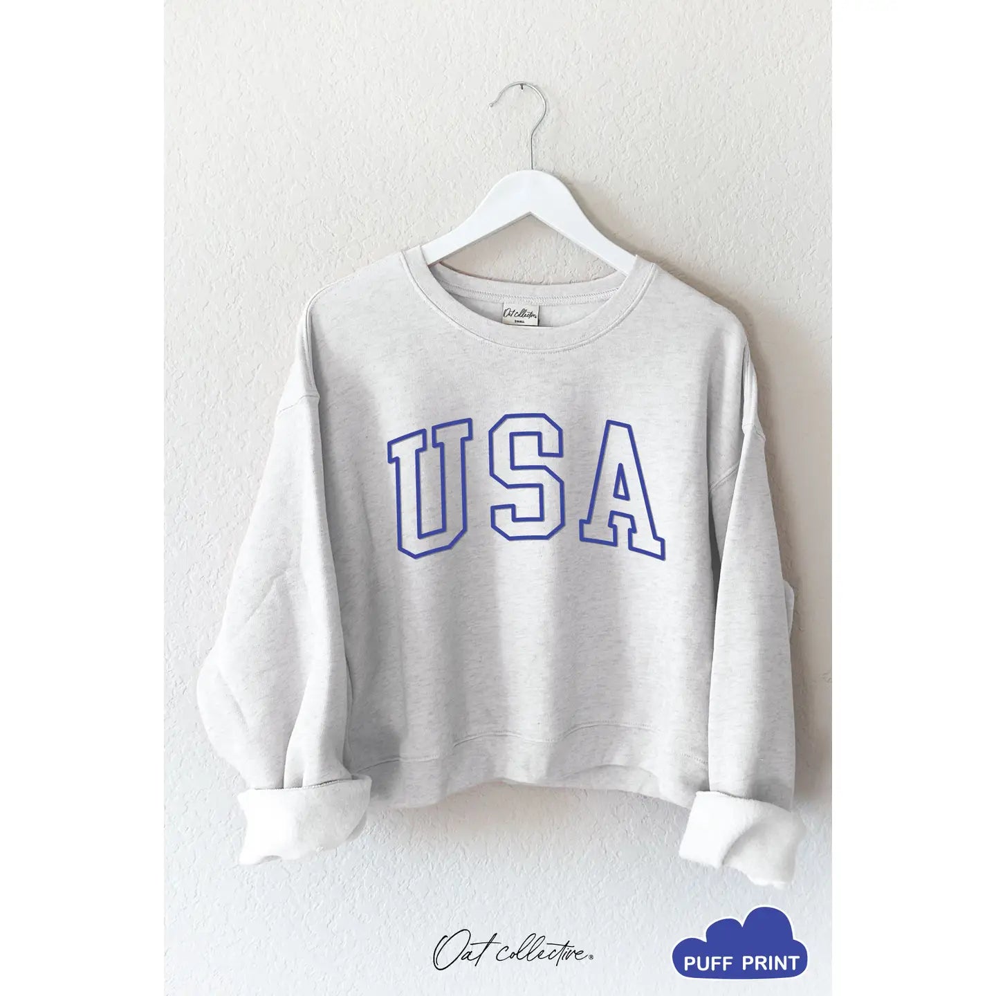 USA Puff Mid Graphic Sweatshirt