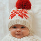 Snowflake Natural Beanie Hat