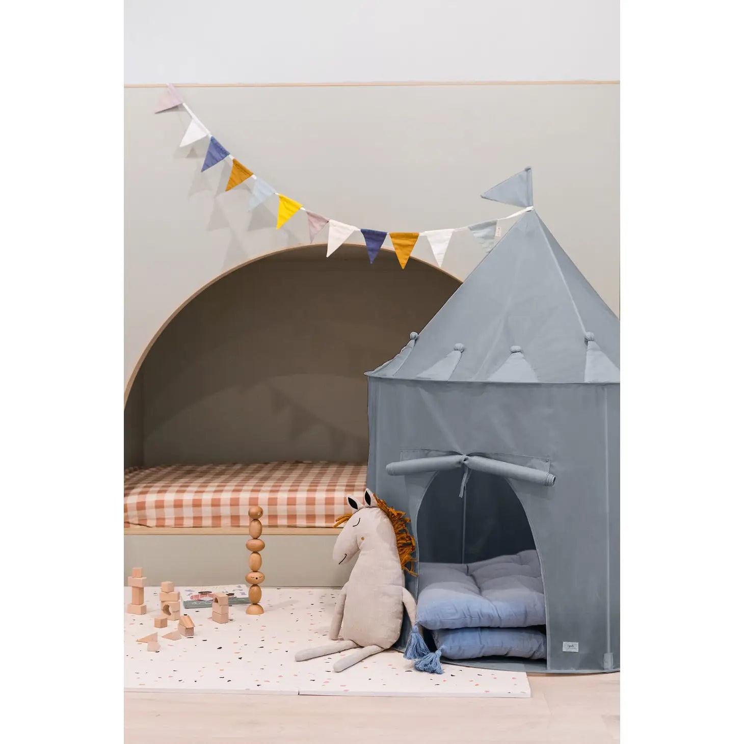 Recycled Fabric Play Tent Castle - Lulie