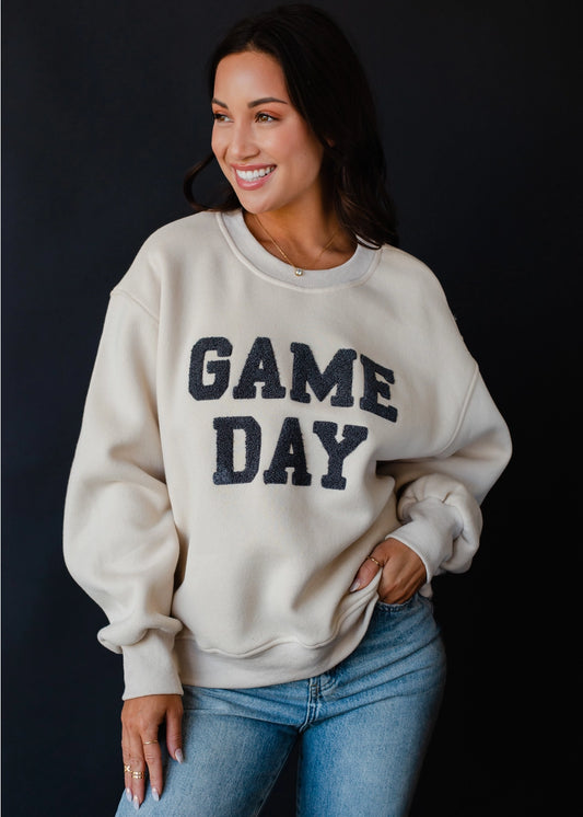 Game Day Sweatshirt- Tan