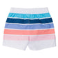 Boys Seaside Stripe Swim Trunks