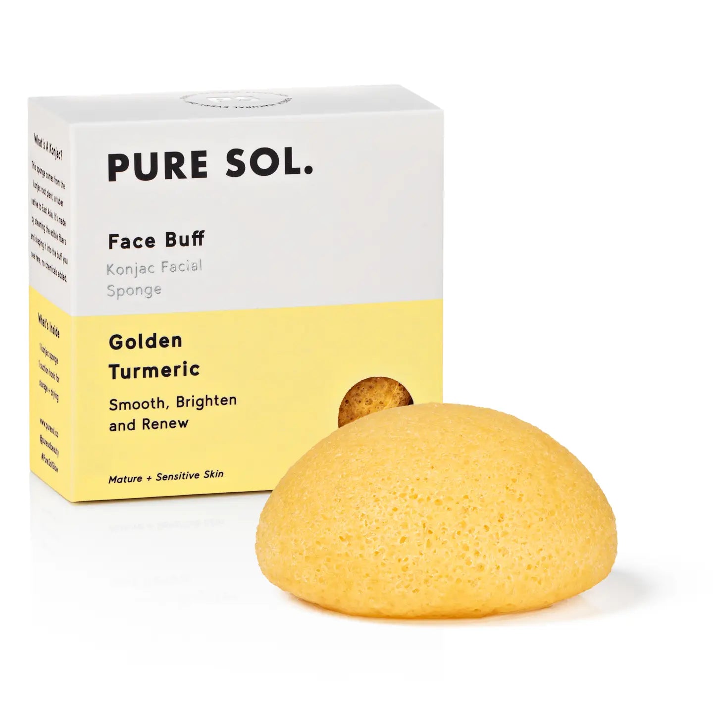 Face Buff Turmeric Facial Konjac Sponge