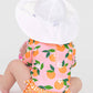 Kids White Sun Protective Hat