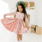 Gwendolyn Dress in Crushed Blush Velvet