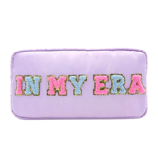 Varsity Collection Nylon Cosmetic Bag- In My Era