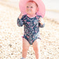 Kids Pink Sun Protective Hat