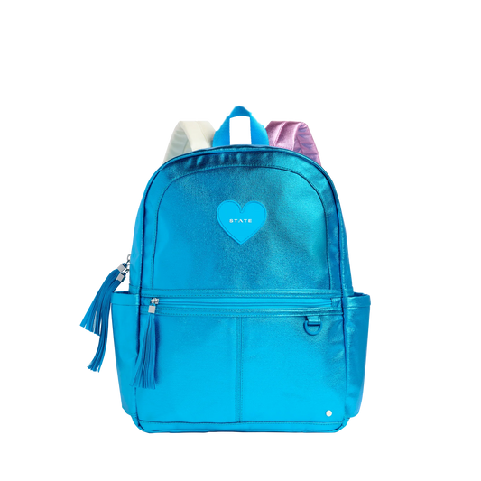 Kane Kids Backpack- Metallic Blue