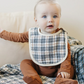 Vintage Plaid Classic Muslin Bib