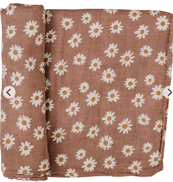 Daisy Dream Muslin Swaddle Blanket