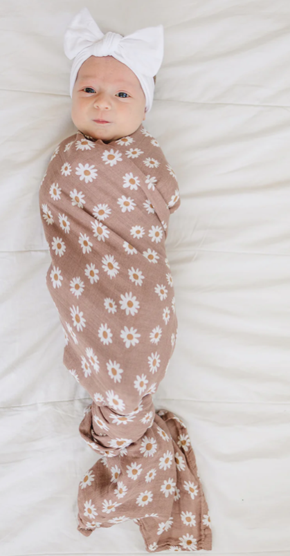 Daisy Dream Muslin Swaddle Blanket