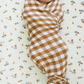 Gingham Muslin Swaddle Blanket