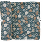 Midnight Floral Muslin Swaddle Blanket