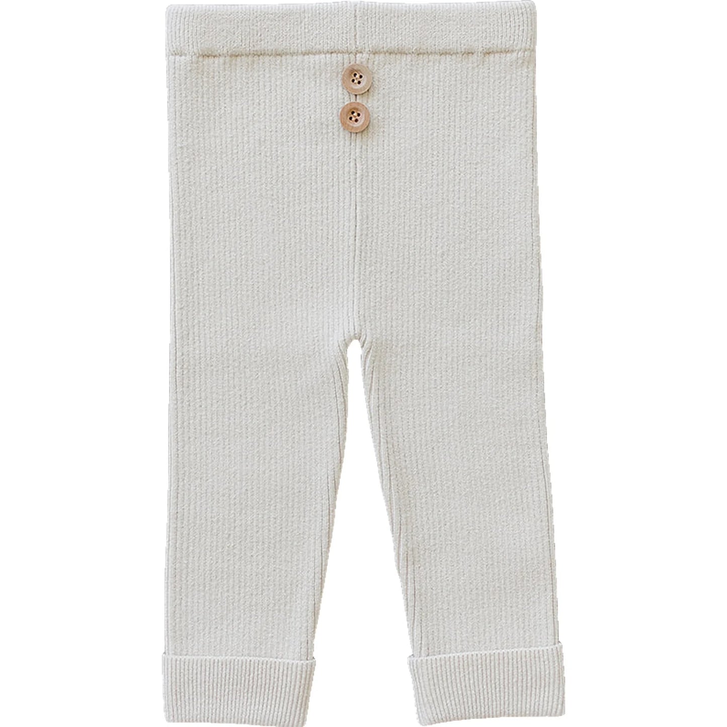 Knit Leggings- Cream