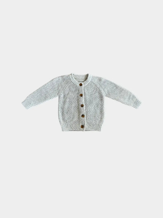 Knit Cardigan- Mist