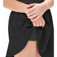 Glitter Jacquard Crinkled Skirt with Inner Shorts