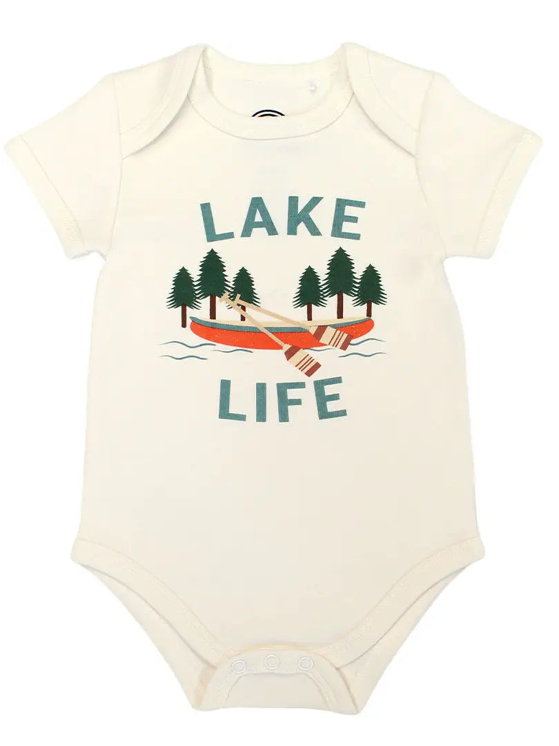 Lake Life Cotton Baby Onesie Bodysuit