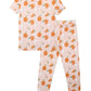 Freshly Squeezed Oranges Bamboo Toddler Pajamas Sleepwear Set