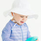 Kids White Sun Protective Hat