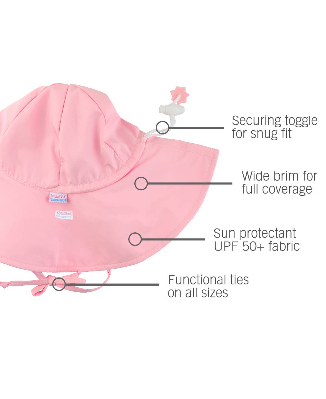 Kids Pink Sun Protective Hat