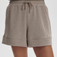 Atrium High Rise Short 4.5- Taupe Marl